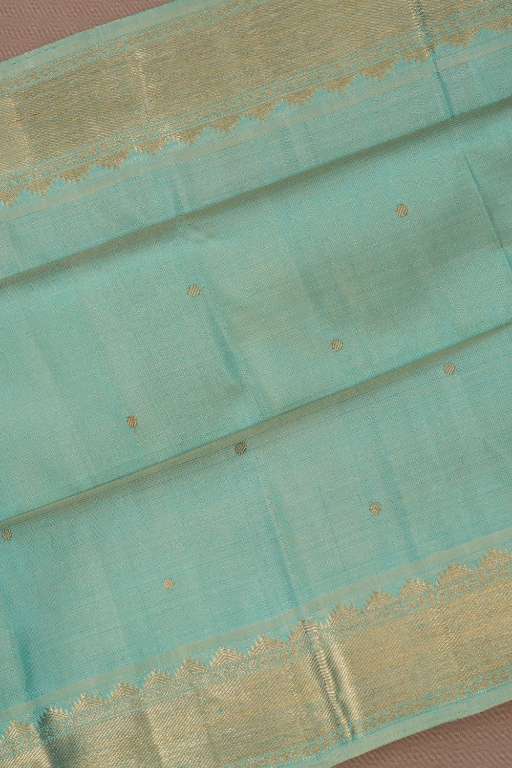 Image of Arani Silk Sea Green Saree